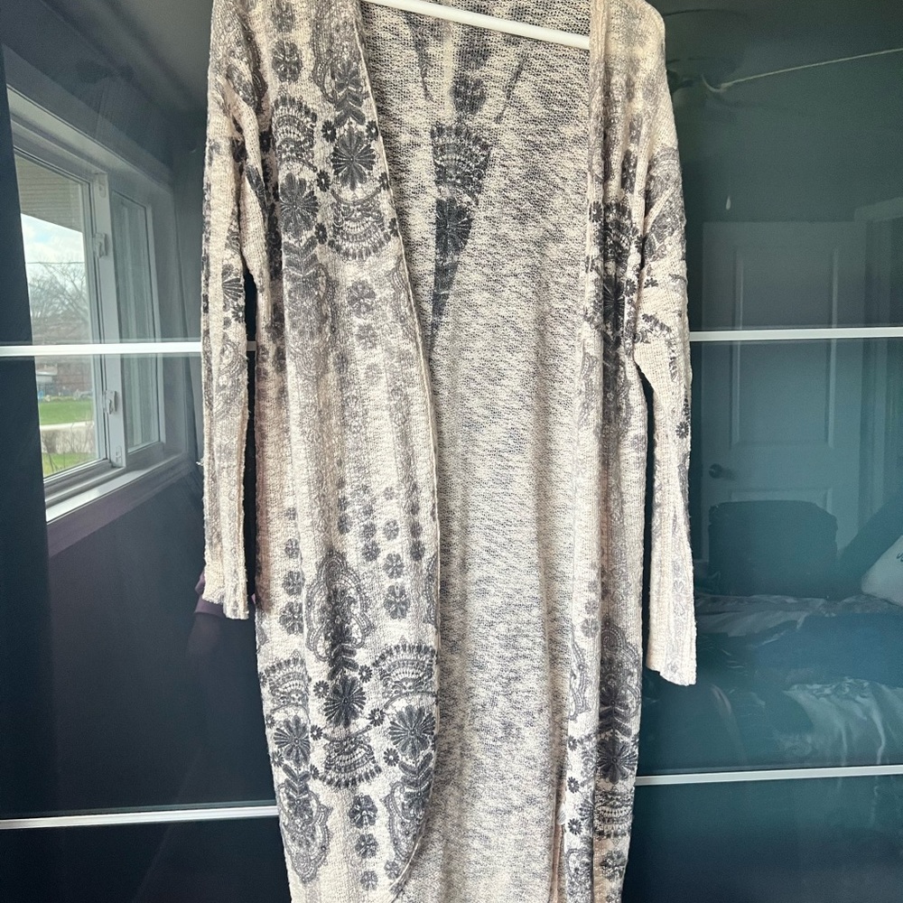 Large long sweater